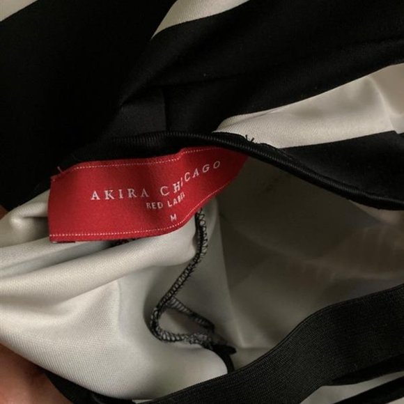 striped akira dress - Picture 3 of 3